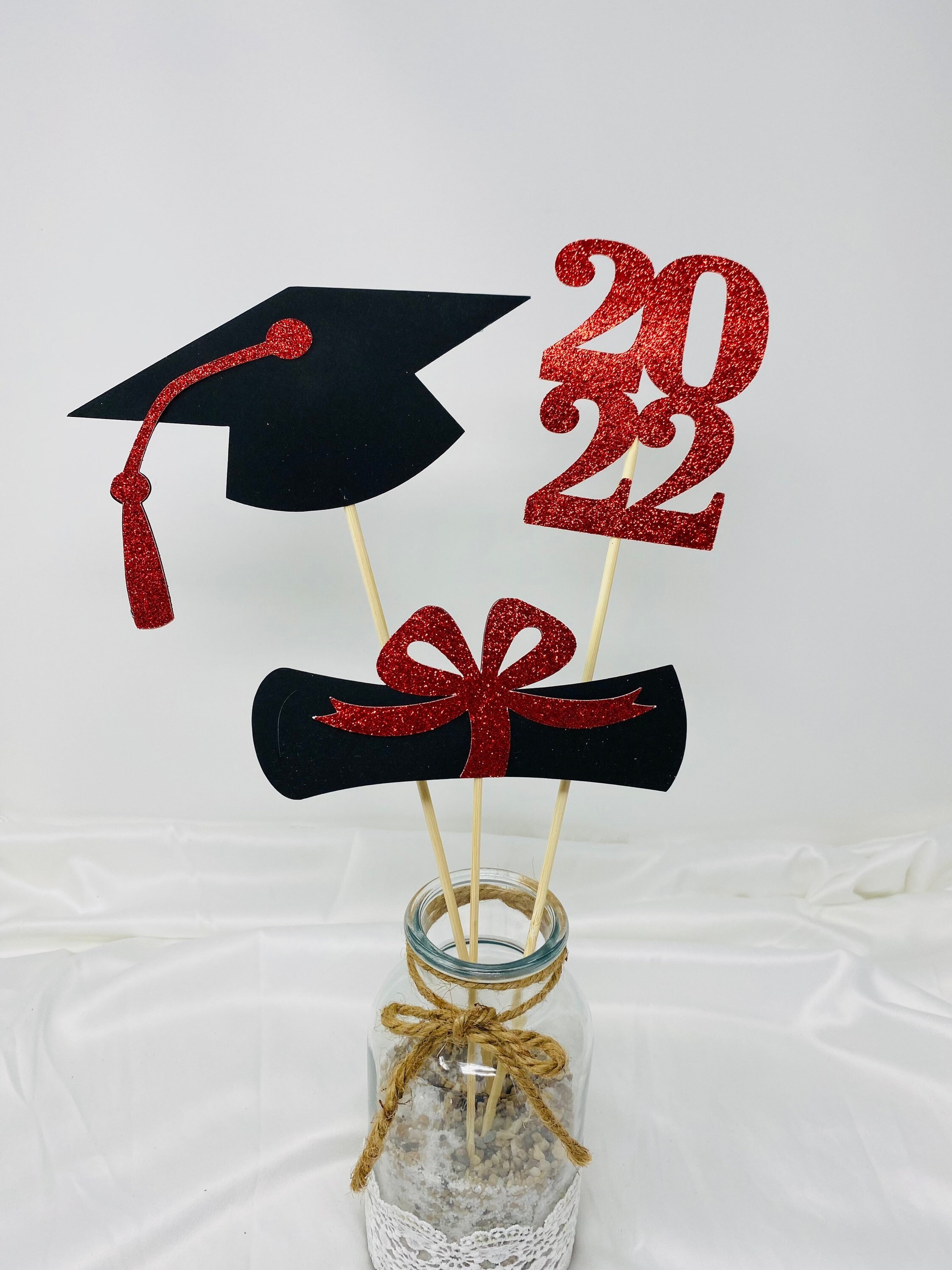 Graduation party decorations 2024, Graduation Centerpiece Sticks, Grad