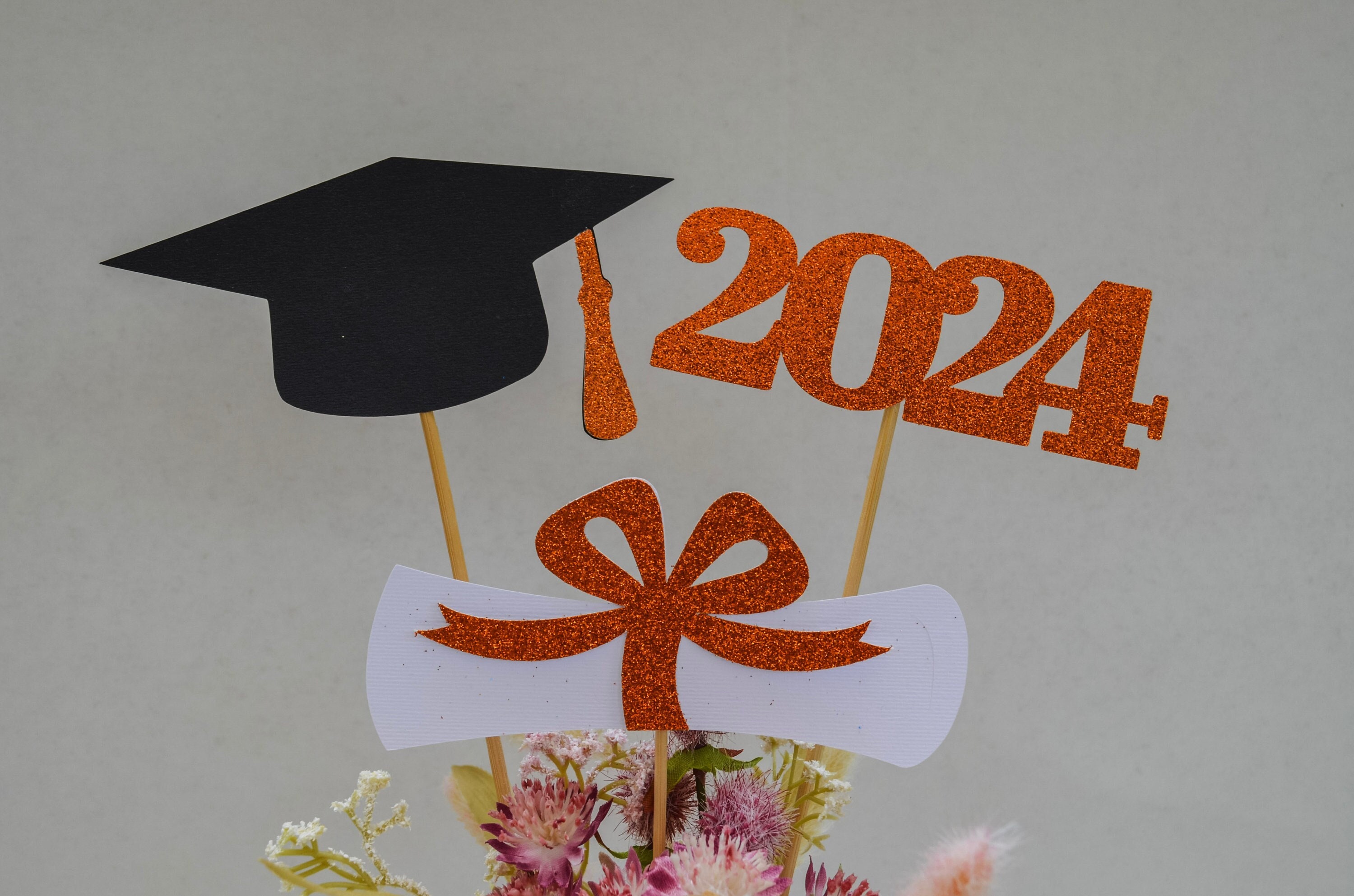 Graduation Decorations 2024, Graduation Centerpiece Sticks, Class of 2024,  Graduation Party Decorations, Graduation Party Decor, 2024 Decor 