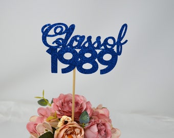 Class Reunion 1989, Class of 1989, Class Reunion Centerpiece , Class Reunion Decoration, Class Anniversary, Prom, School, University