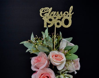 Class Reunion 1960, Class of 1960, Class Reunion Centerpiece , Class Reunion Decoration, Class Anniversary, Prom, School, University