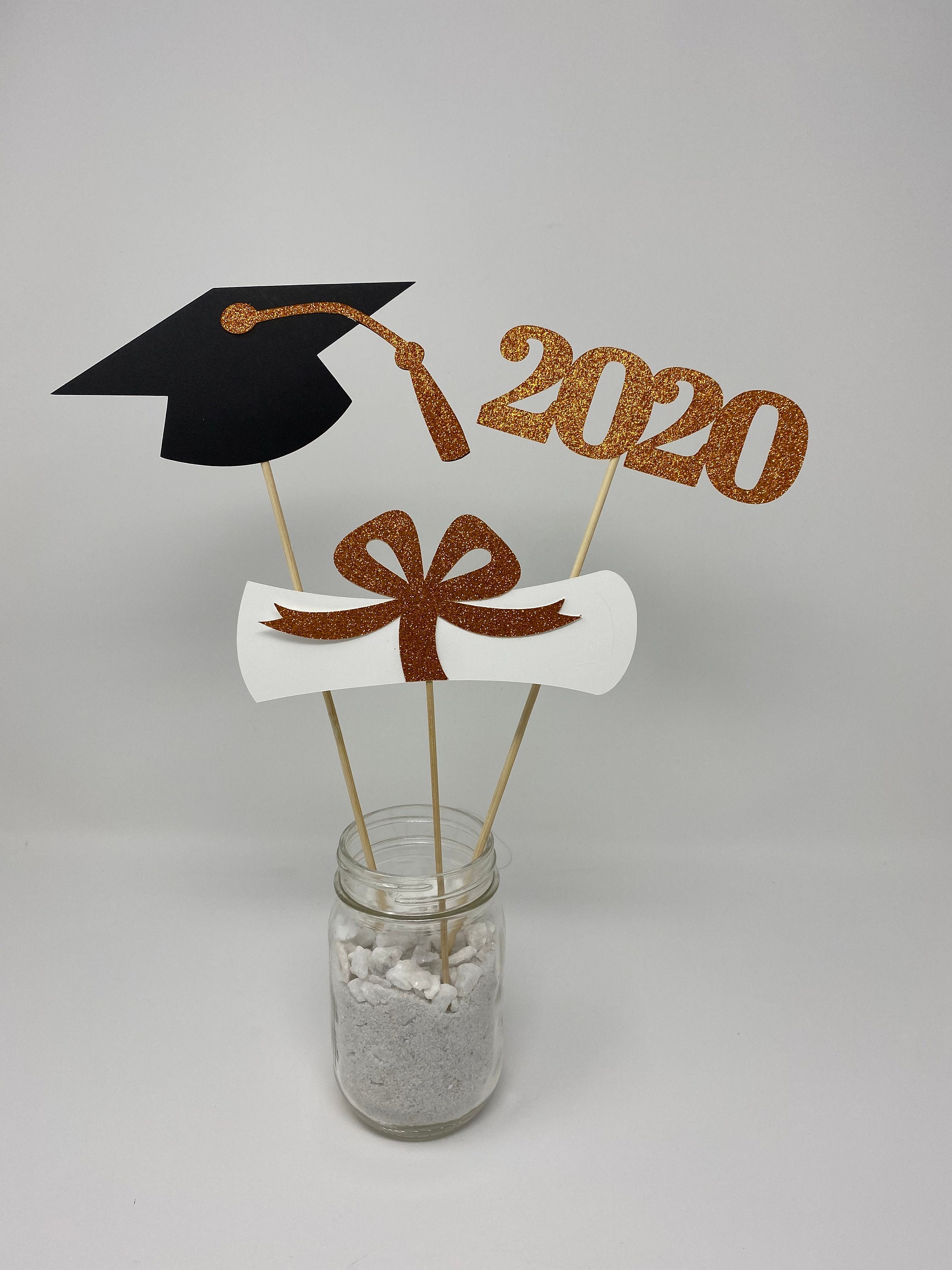 Graduation party decorations 2025, Graduation Centerpiece Sticks, Grad