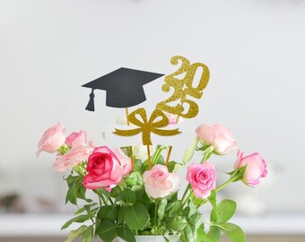 2025 Graduation decorations, Graduation Centerpiece Sticks, class of 2025, Graduation party Decoration, 2025 picks, Graduation Decor 2025