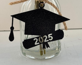 2025 tags, 2025 cut out, Graduation party decorations 2025, Graduation Cut outs, 2025 Mason jar tags, class of 2025, Graduation Decoration