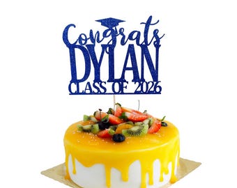 Graduation party decorations 2026, Graduation Cake Topper, Personalized Graduation cake topper, Graduation Party decor 2026, Congrats Grad