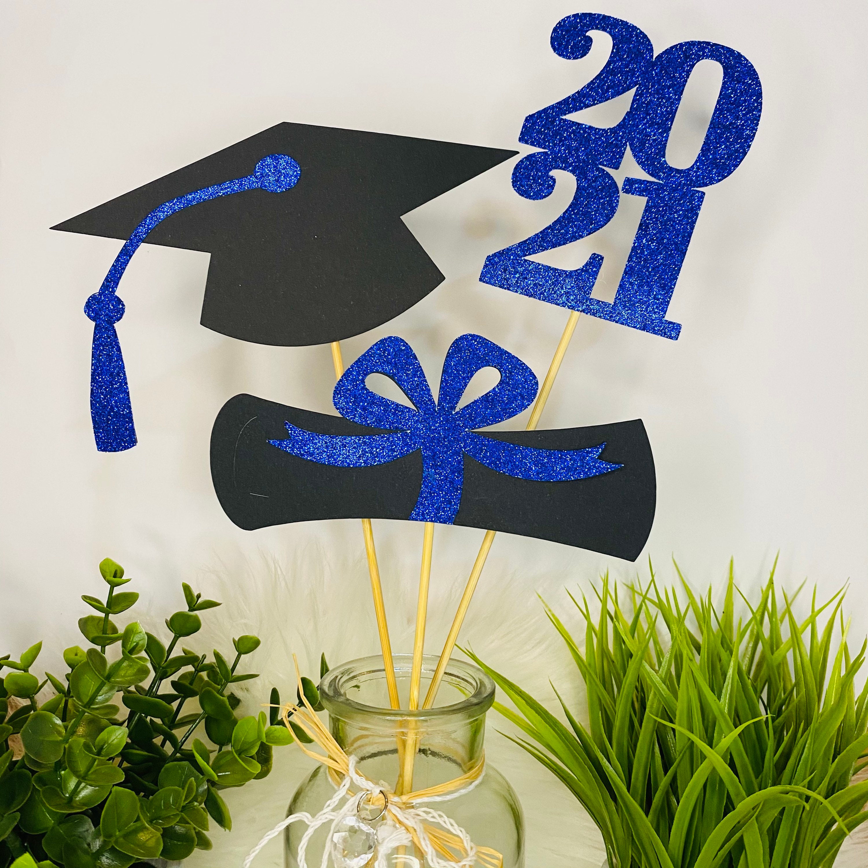Graduation party decorations 2024, Graduation Centerpiece Sticks, Grad