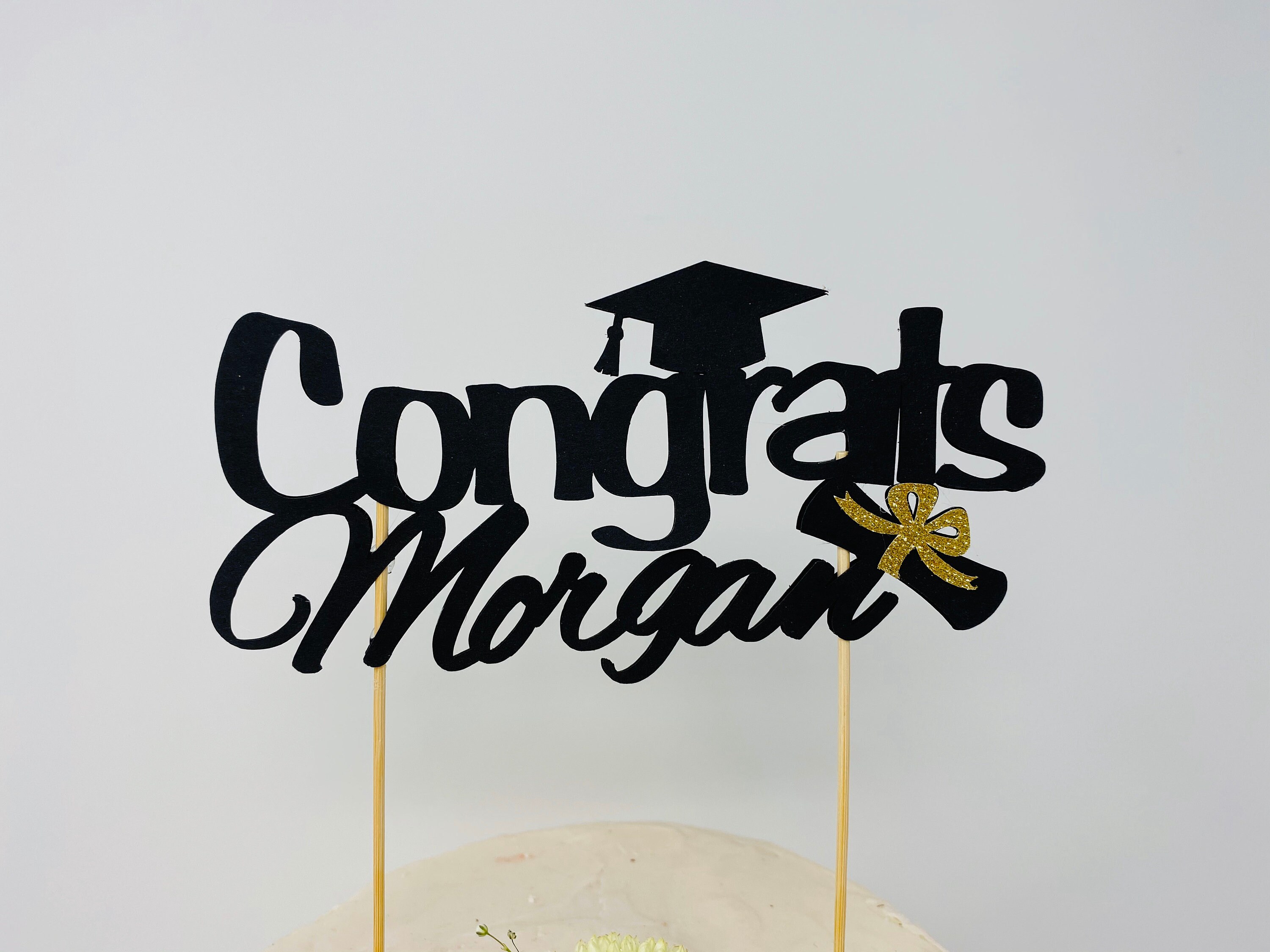 Graduation party decorations 2024, Graduation Cake Topper, Personalized