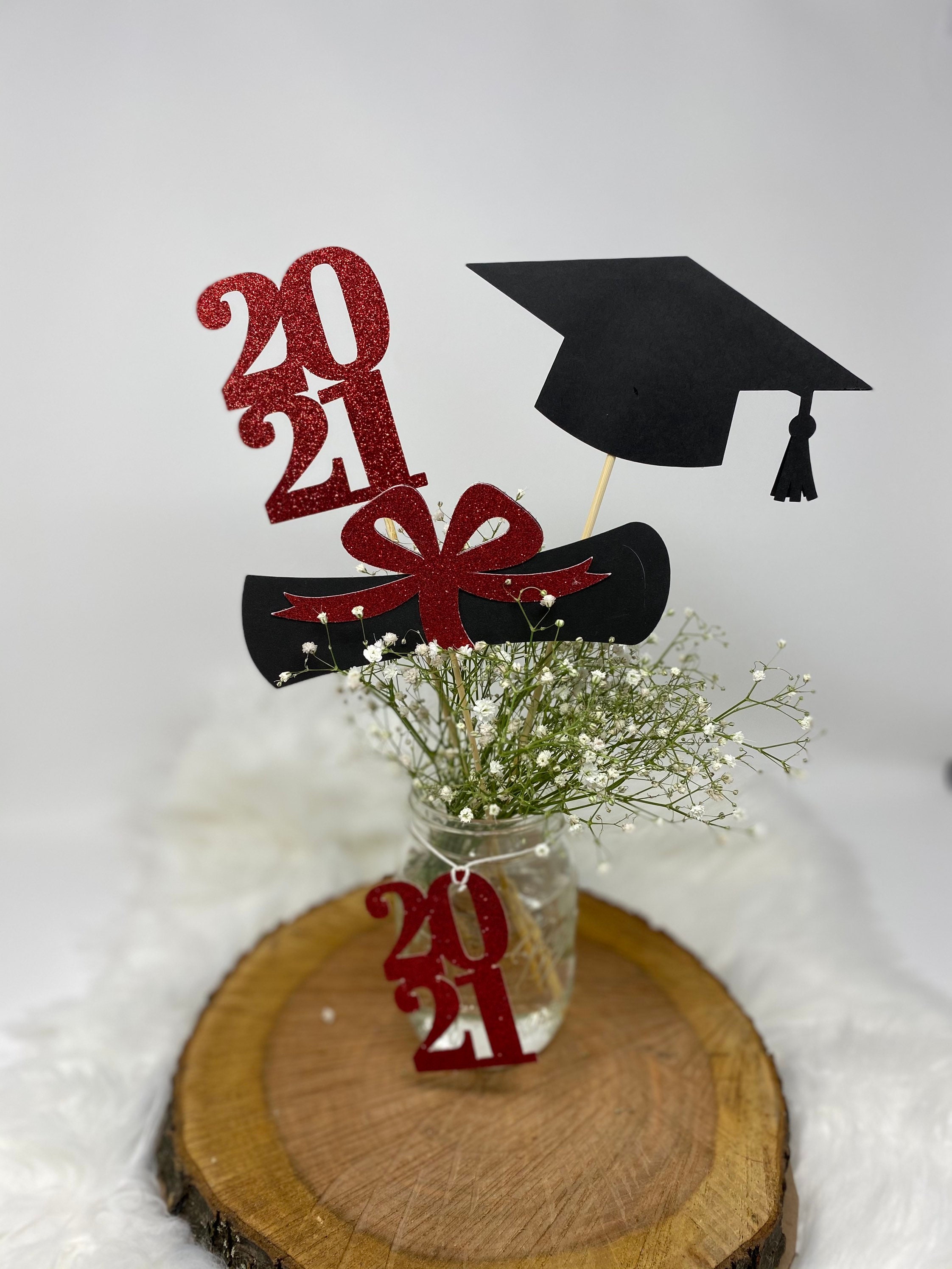 2024 Graduation decorations, Graduation Centerpiece Sticks, class of