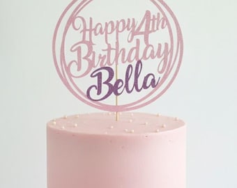 Any Number!, Custom Birthday Cake Topper, 18th Cake Topper, Happy 18th Birthday Topper,  Any number, personalized 18th birthday decorations