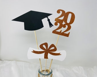 2024 Graduation decorations, Graduation Centerpiece Sticks, class of 2024, Graduation party Decoration, 2024 picks, Graduation Decor 2024