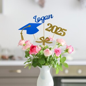 Graduation party decorations 2025, Graduation Centerpiece Sticks, Grad 2025, custom name centerpiece, Graduation table decor, Class of 2025