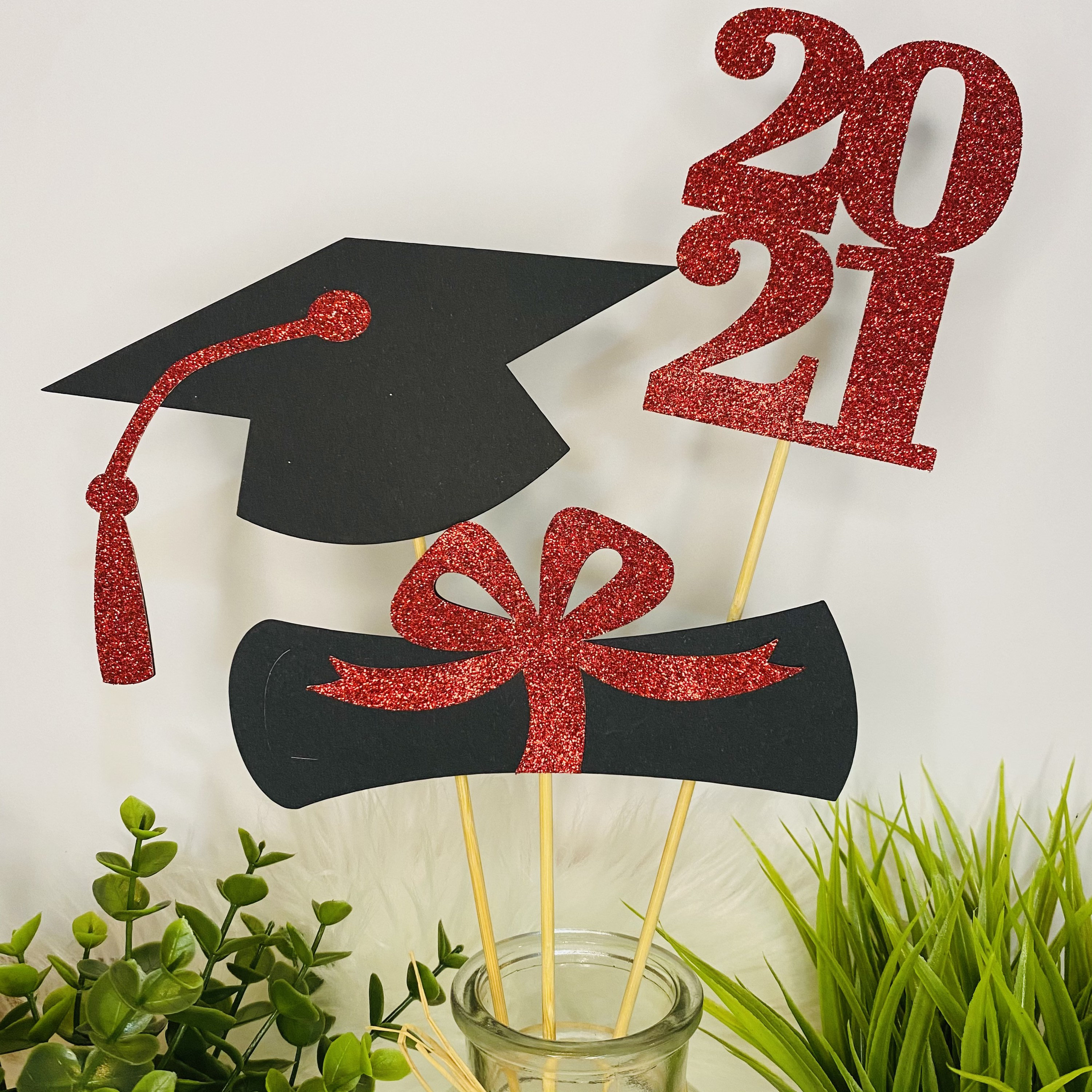 Graduation party decorations 2024, Graduation Centerpiece Sticks, Grad