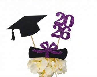 2026 Graduation decorations, Graduation Centerpiece Sticks, class of 2026, Graduation party Decoration, 2026 picks, Graduation Decor 2026