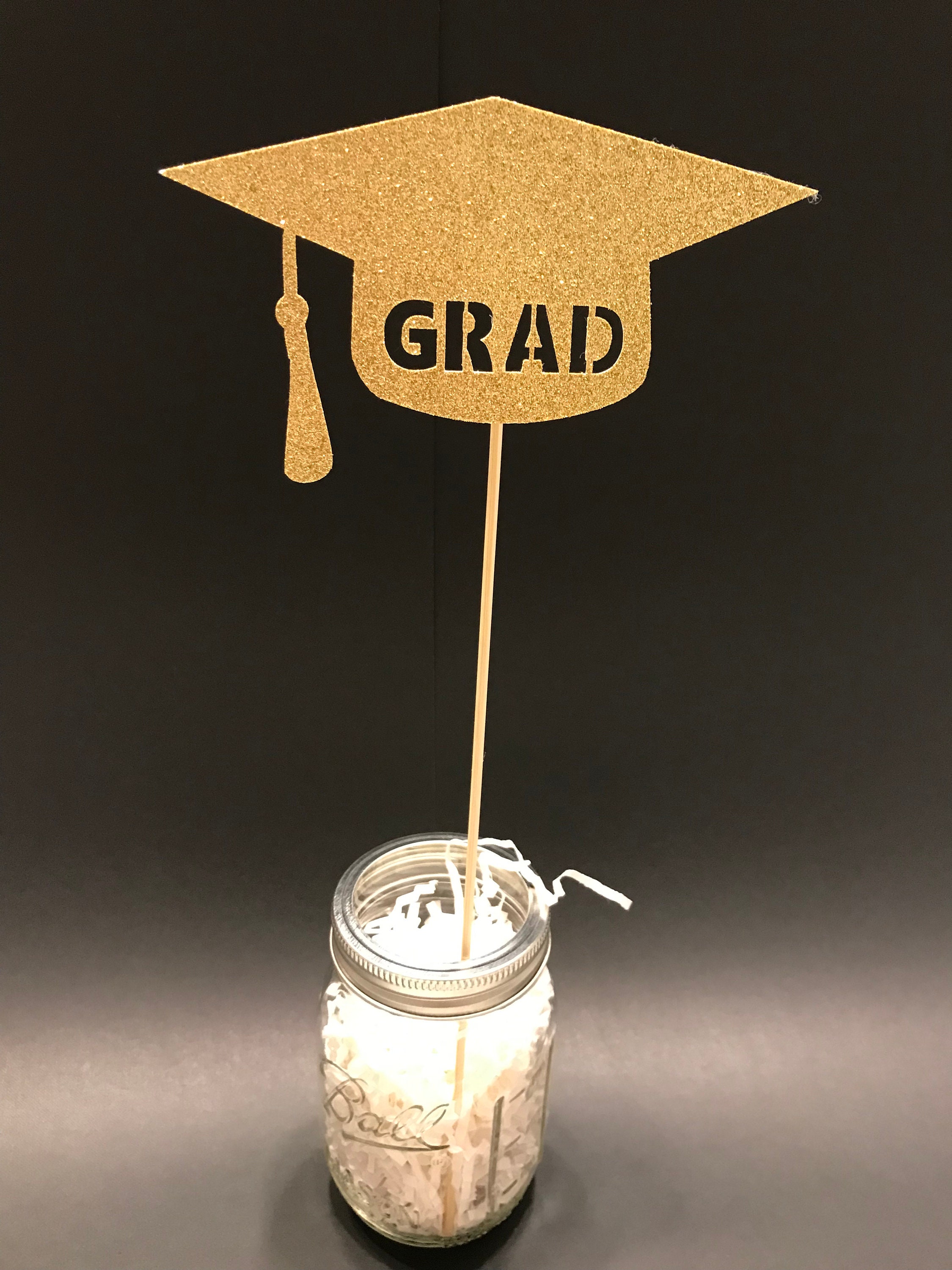 Graduation party decorations 2024, Graduation Centerpiece Sticks, Grad