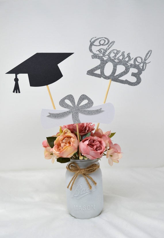 Graduation Decorations 2024, Graduation Centerpiece Sticks, Class of 2024,  Graduation Party Decorations, Graduation Party Decor, 2024 Decor 