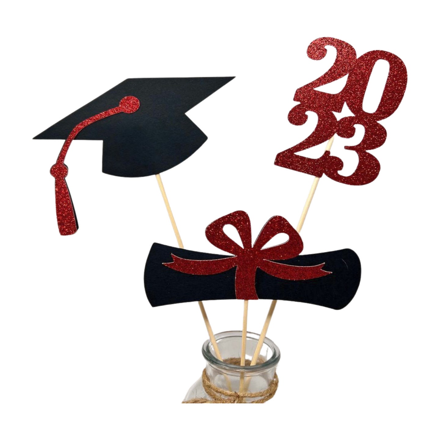 2024 Graduation decorations, Graduation Centerpiece Sticks, class of