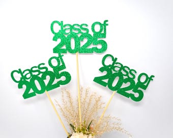 Graduation party decorations, Graduation 2025, Centerpiece Sticks, class of 2025, Graduation Decoration, personalized centerpiece, Gold 2025
