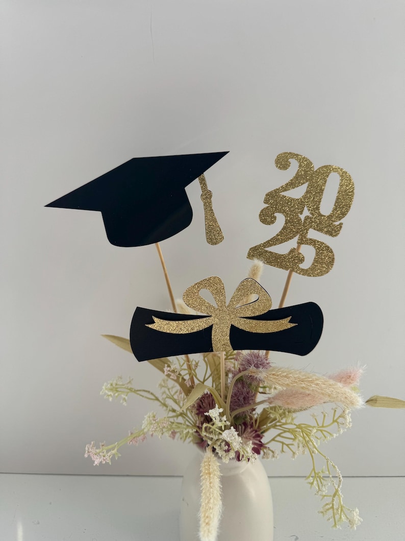 2026 Graduation centerpieces, Class of 2026, Graduation Centerpiece Sticks, Graduation party Decoration, prom 2026 picks, 2026 Graduation zdjęcie 11