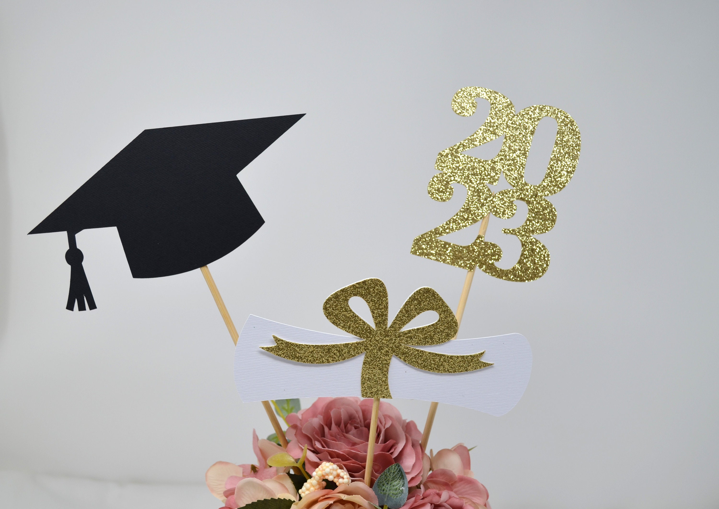 2023 Graduation Decorations Graduation Centerpiece Sticks Etsy Australia