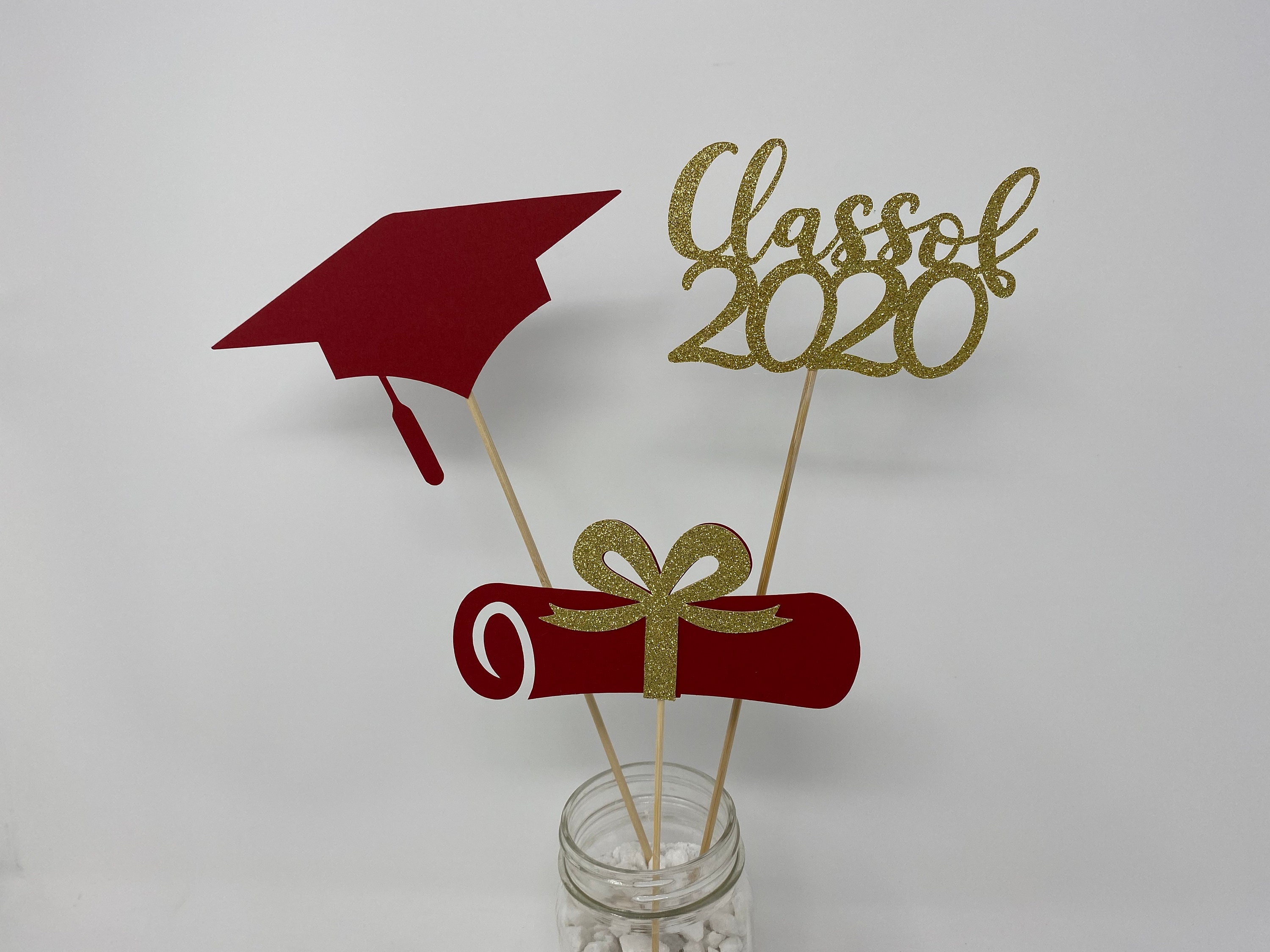 Graduation party decorations 2024, Graduation Centerpiece Sticks, Grad