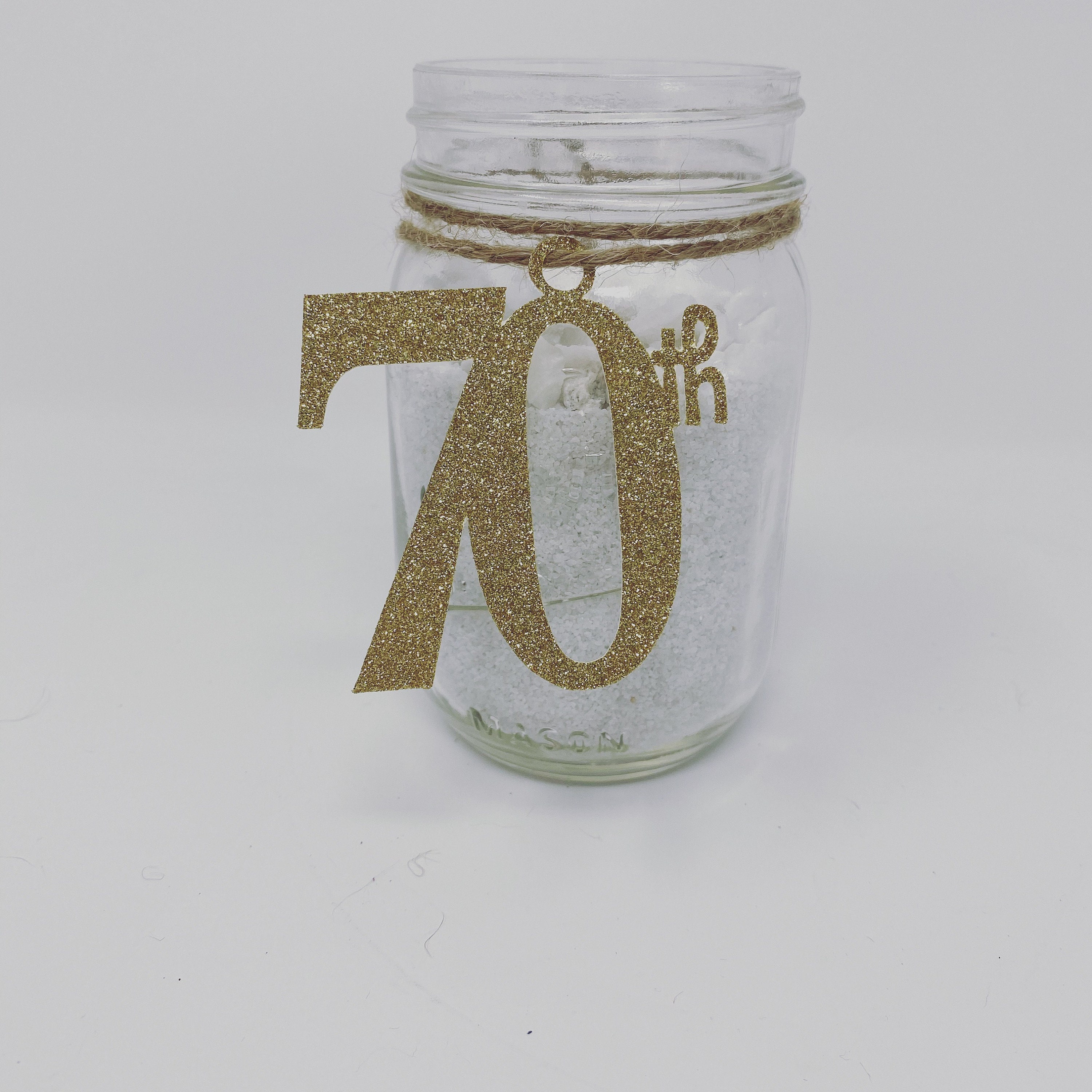 70th Birthday Decorations 70th Cutout Glitter 70th Birthday