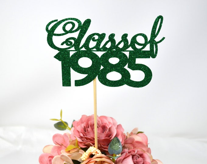 Class Reunion 1985, Class of 1985, 35th Class Reunion Centerpiece , Class Reunion Decoration, Class Anniversary, Prom, School, University