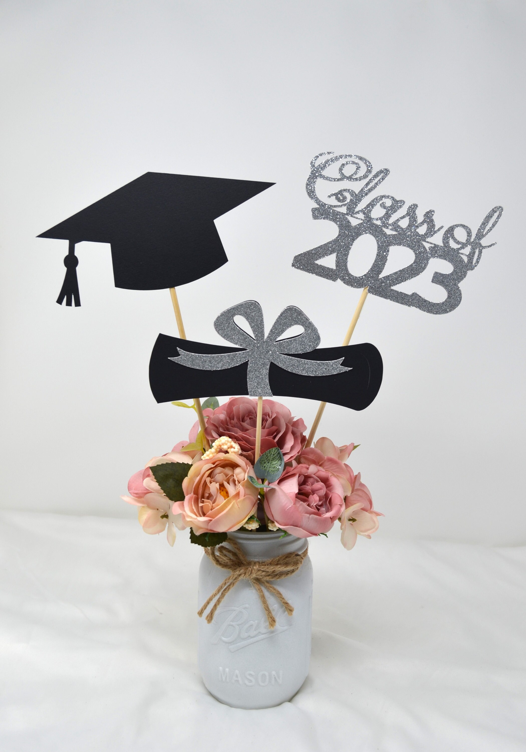Graduation party decorations 2025, Graduation Centerpiece Sticks, Grad