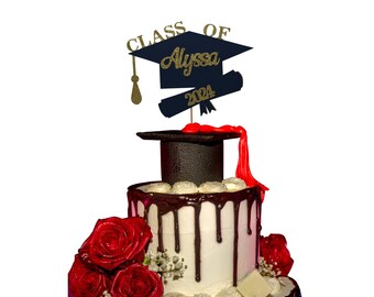 Graduation party decorations 2024, Graduation Cake Topper, Personalized Graduation cake topper, Graduation Party decor 2024, Congrats Grad