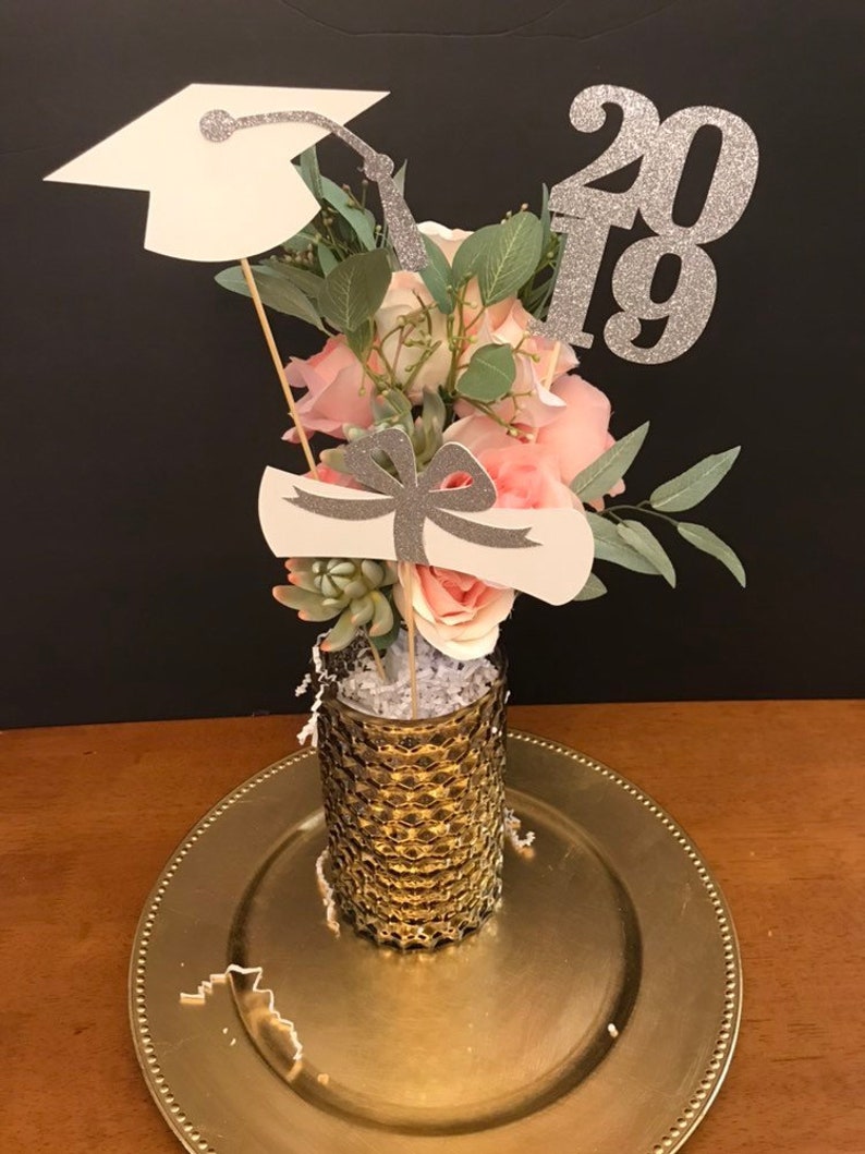 2021 Graduation decorations Graduation Centerpiece Sticks Etsy