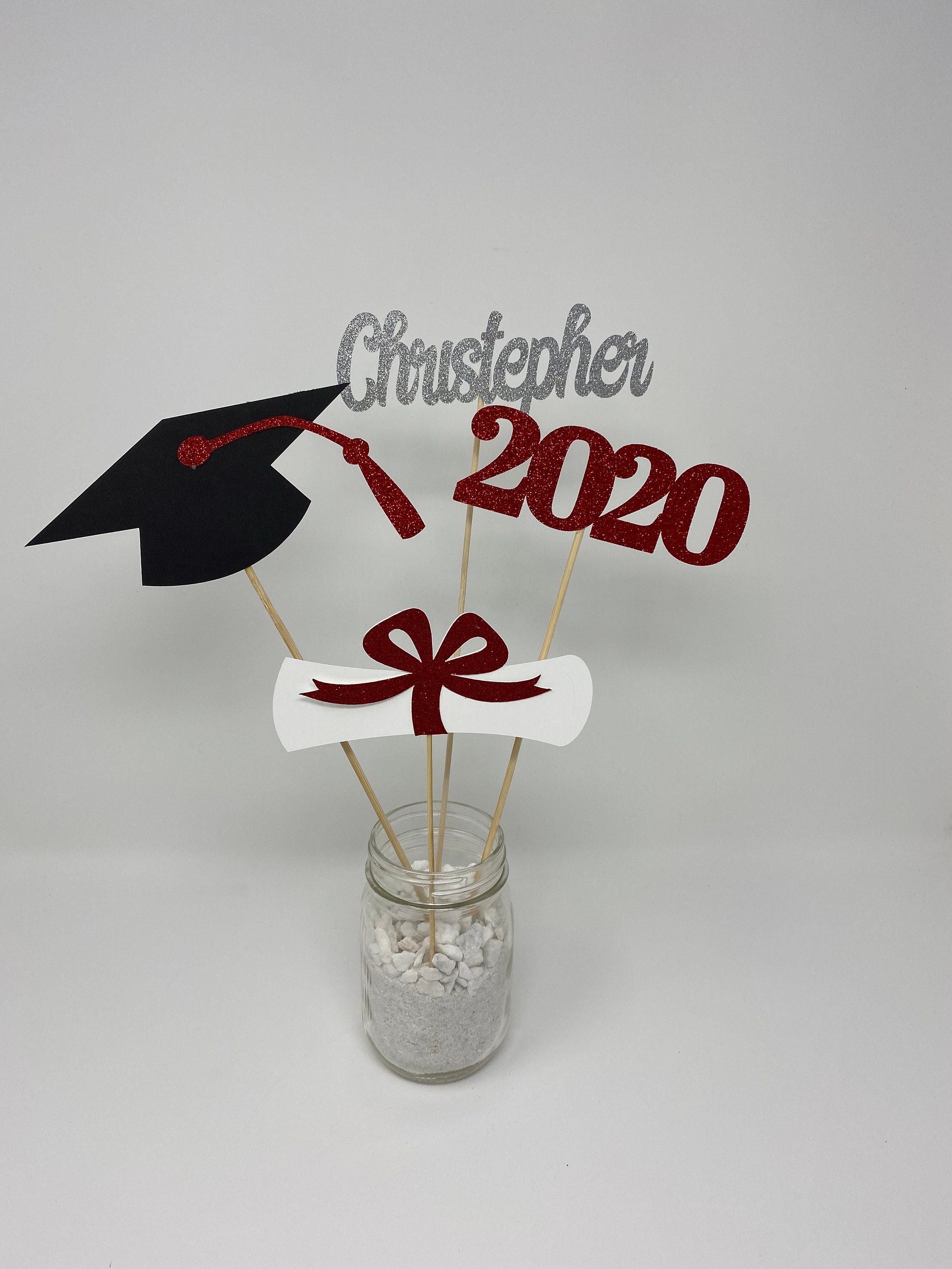 Graduation party decorations 2024, Graduation Centerpiece Sticks, Grad