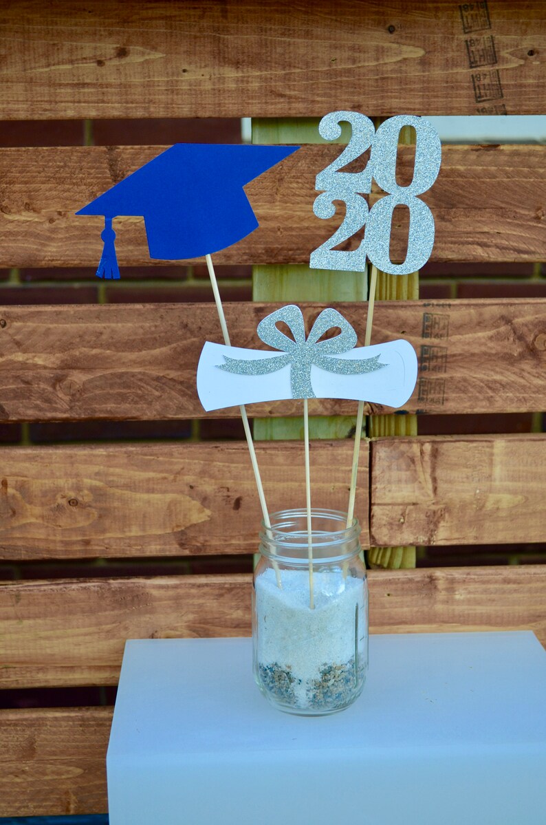 2022 Graduation Decorations Graduation Centerpiece Sticks Etsy