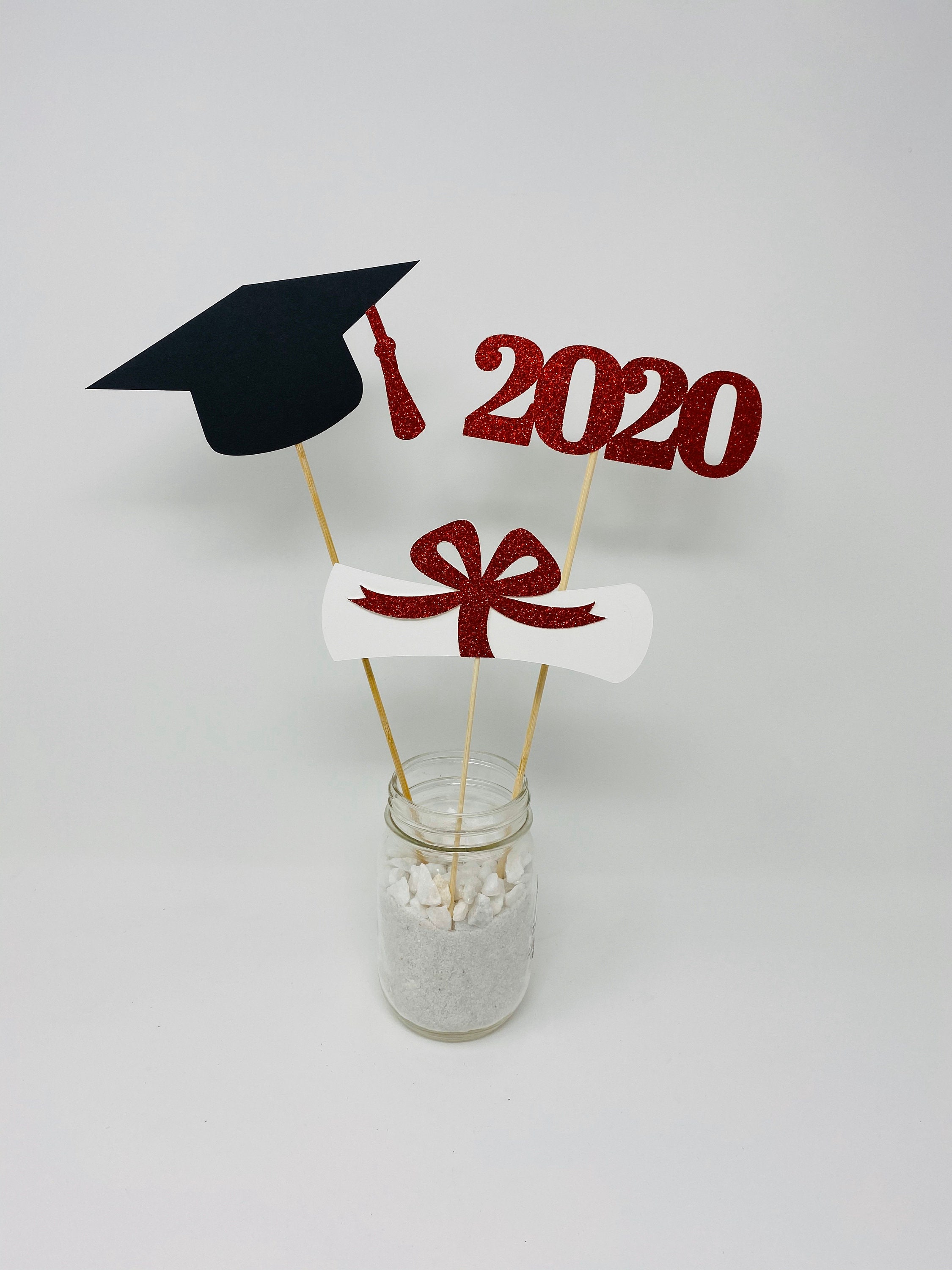 Graduation party decorations 2023, Graduation Centerpiece Sticks, Grad