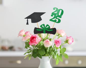 2025 Graduation decorations, Graduation Centerpiece Sticks, class of 2025, Graduation party Decoration, 2025 picks, Graduation Decor 2025