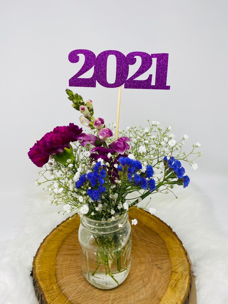prom 2021 Cap Diploma Grad class of 2021 Graduation Decoration Graduation Centerpiece Sticks Graduation party decorations 2021