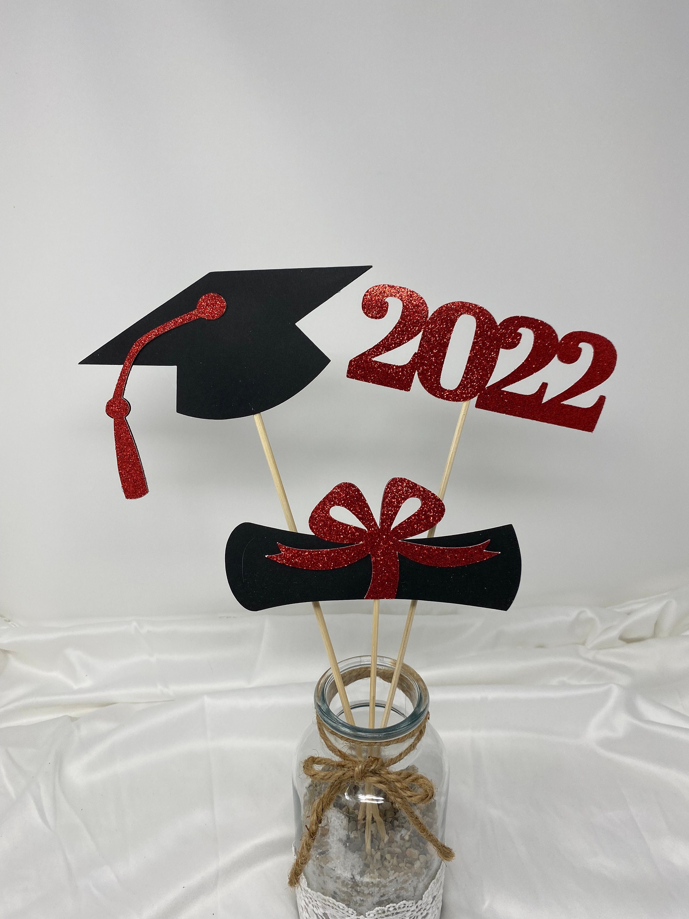 Graduation party decorations 2024, Graduation Centerpiece Sticks, Grad