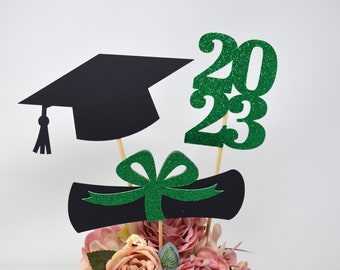 2024 Graduation decorations, Graduation Centerpiece Sticks, class of 2024, Graduation party Decoration, 2024 picks, Graduation Decor 2024