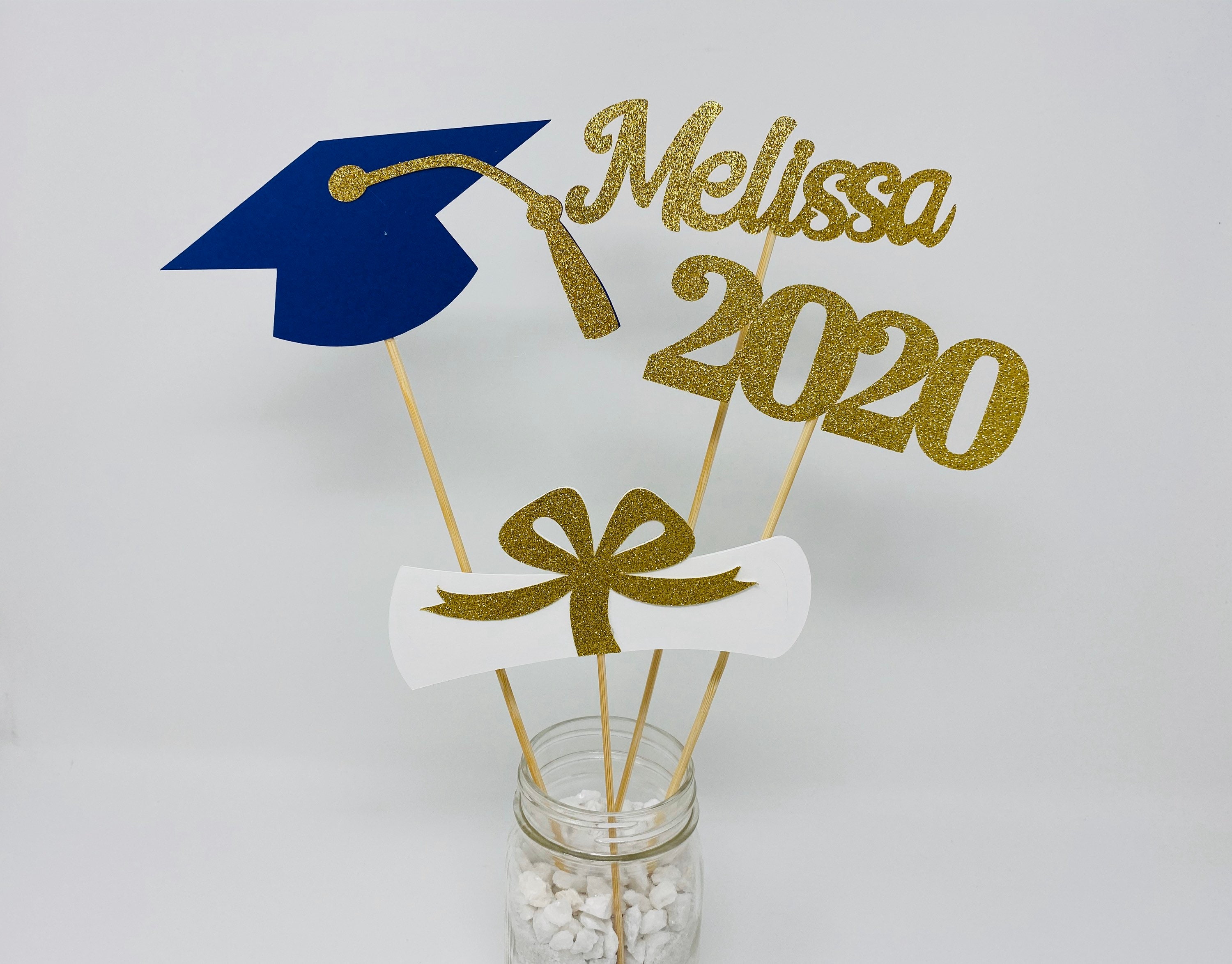 2021 Graduation Centerpiece Sticks Grad 2021 Custom Name Centerpiece Gradua...