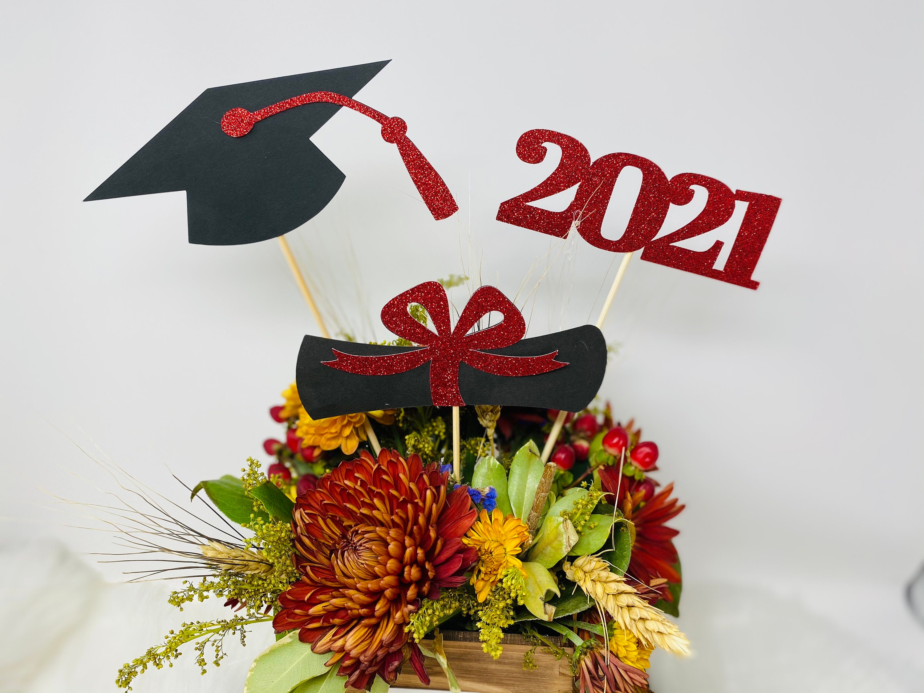 Graduation party decorations 2025, Graduation Centerpiece Sticks