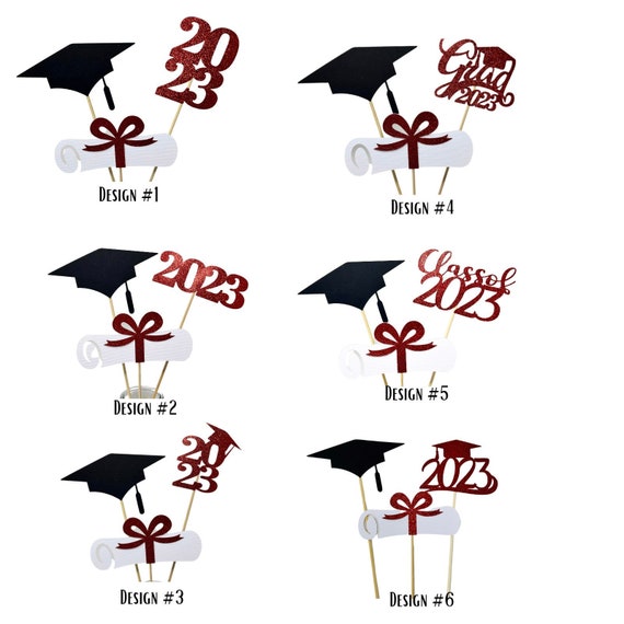 2024 Graduation Decorations, Graduation Centerpiece Sticks, Class