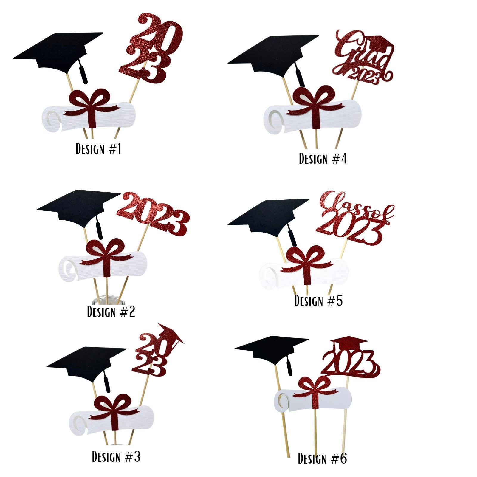 2024 Graduation decorations, Graduation Centerpiece Sticks, class