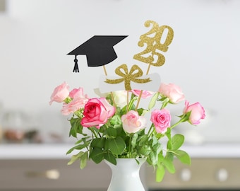 2025 Graduation decorations, Graduation Centerpiece Sticks, class of 2025, Graduation party Decoration, 2025 picks, Graduation Decor 2025