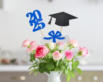2025 Graduation decorations, Graduation Centerpiece Sticks, class of 2025, Graduation party Decoration, 2025 picks, Graduation Decor 2025