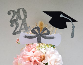 Graduation party decorations 2024, Graduation Centerpiece Sticks, Grad 2024, custom name centerpiece, Graduation table decor, Class of 2024