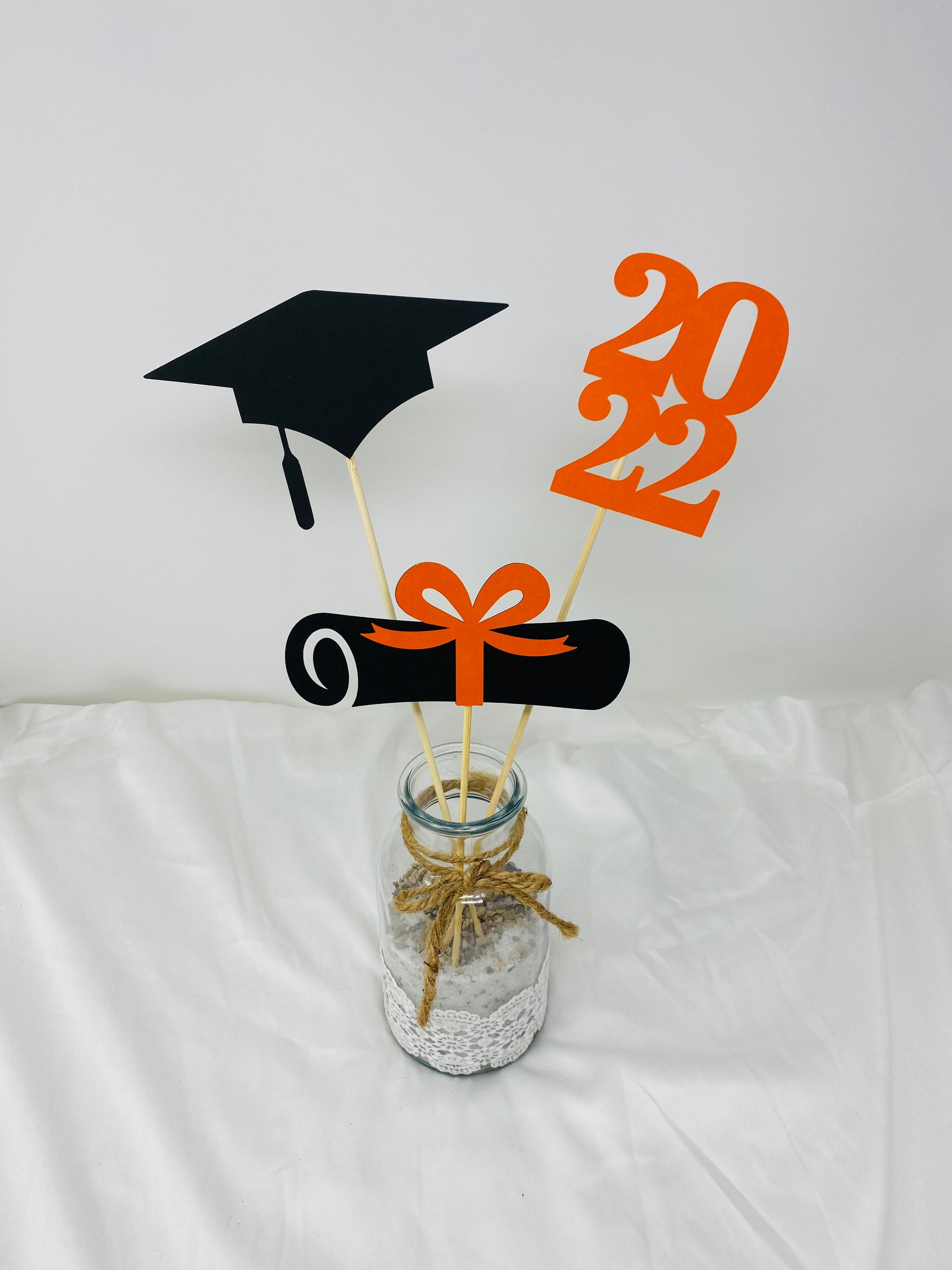 Graduation party decorations 2024, Graduation Centerpiece Sticks, 2024