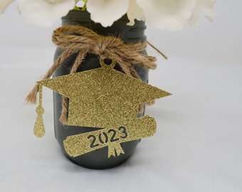 2024 tags, 2024 cut out, Graduation party decorations 2024, Graduation Cut outs, 2024 Mason jar tags, class of 2024, Graduation Decoration