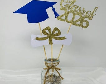 2026 Graduation decorations, Graduation Centerpiece Sticks, class of 2026, Graduation party Decoration, 2026 picks, Graduation Decor 2026