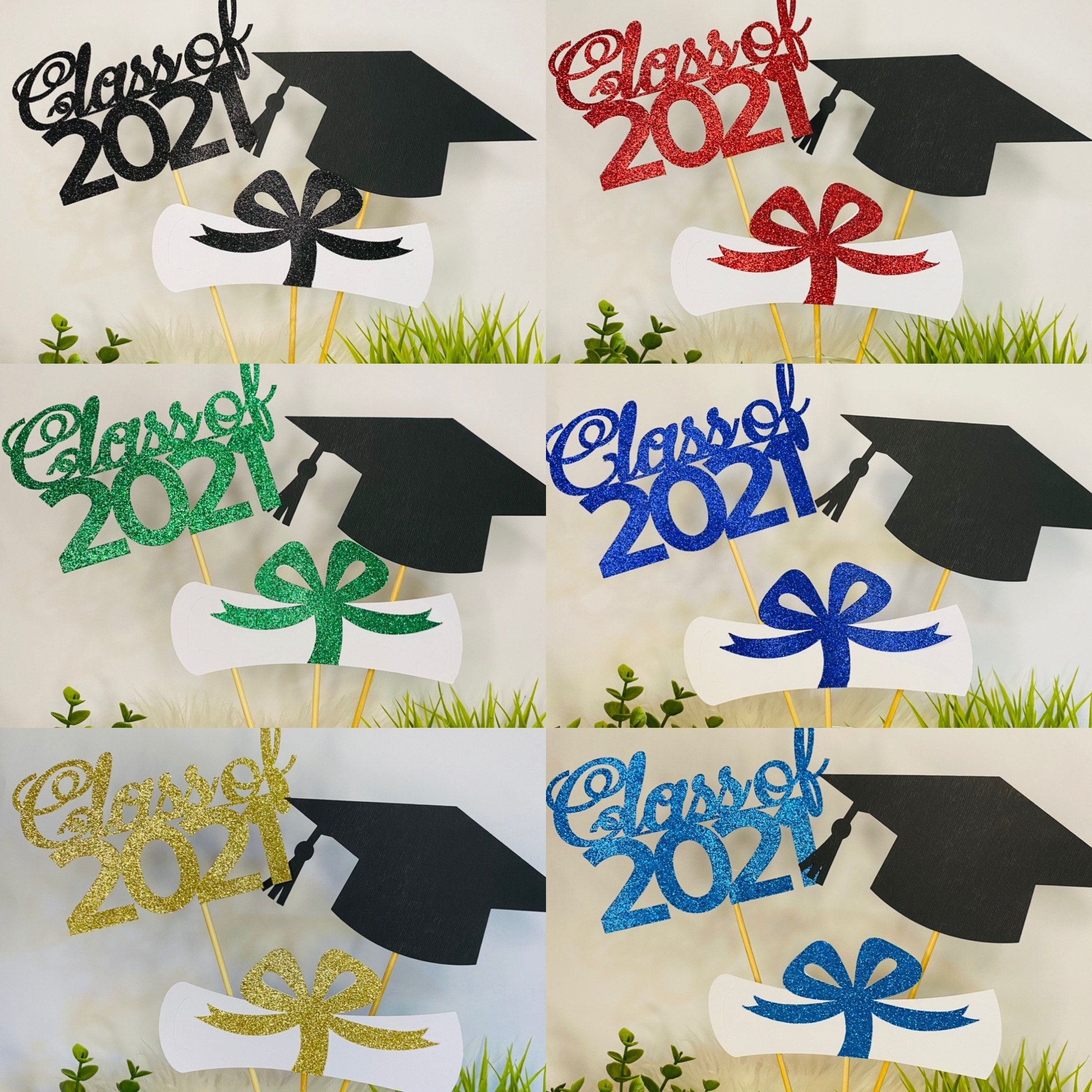 Graduation party decorations 2024, Graduation Centerpiece Sticks, Grad