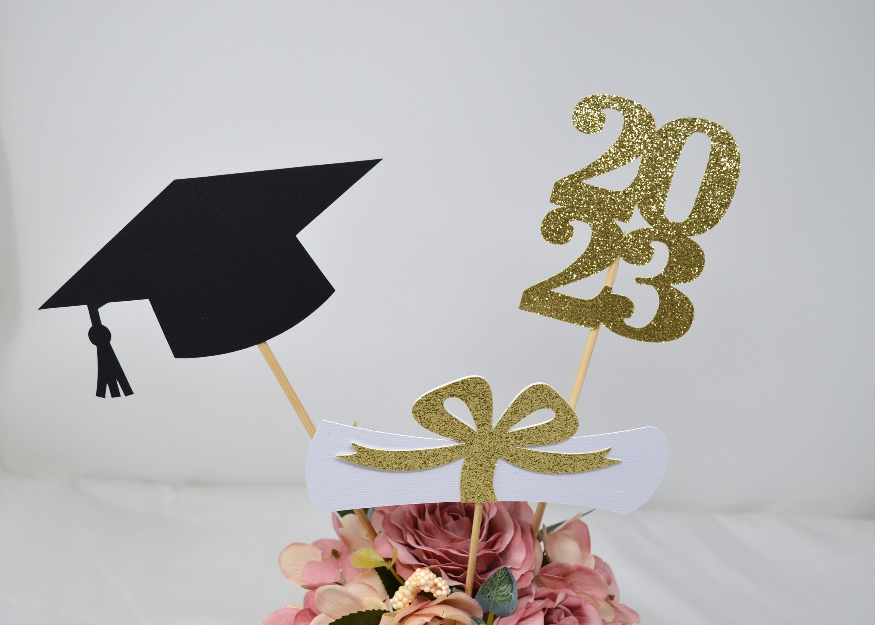 2023 Graduation decorations, Graduation Centerpiece Sticks, class of