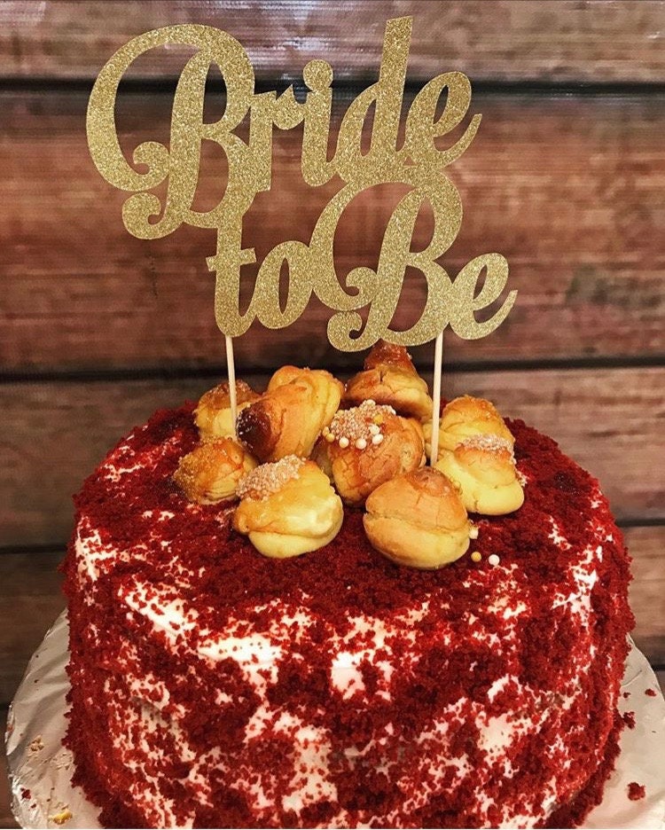 Bride To Be Cake topper, Bridal Shower Cake Topper, Bride To Be