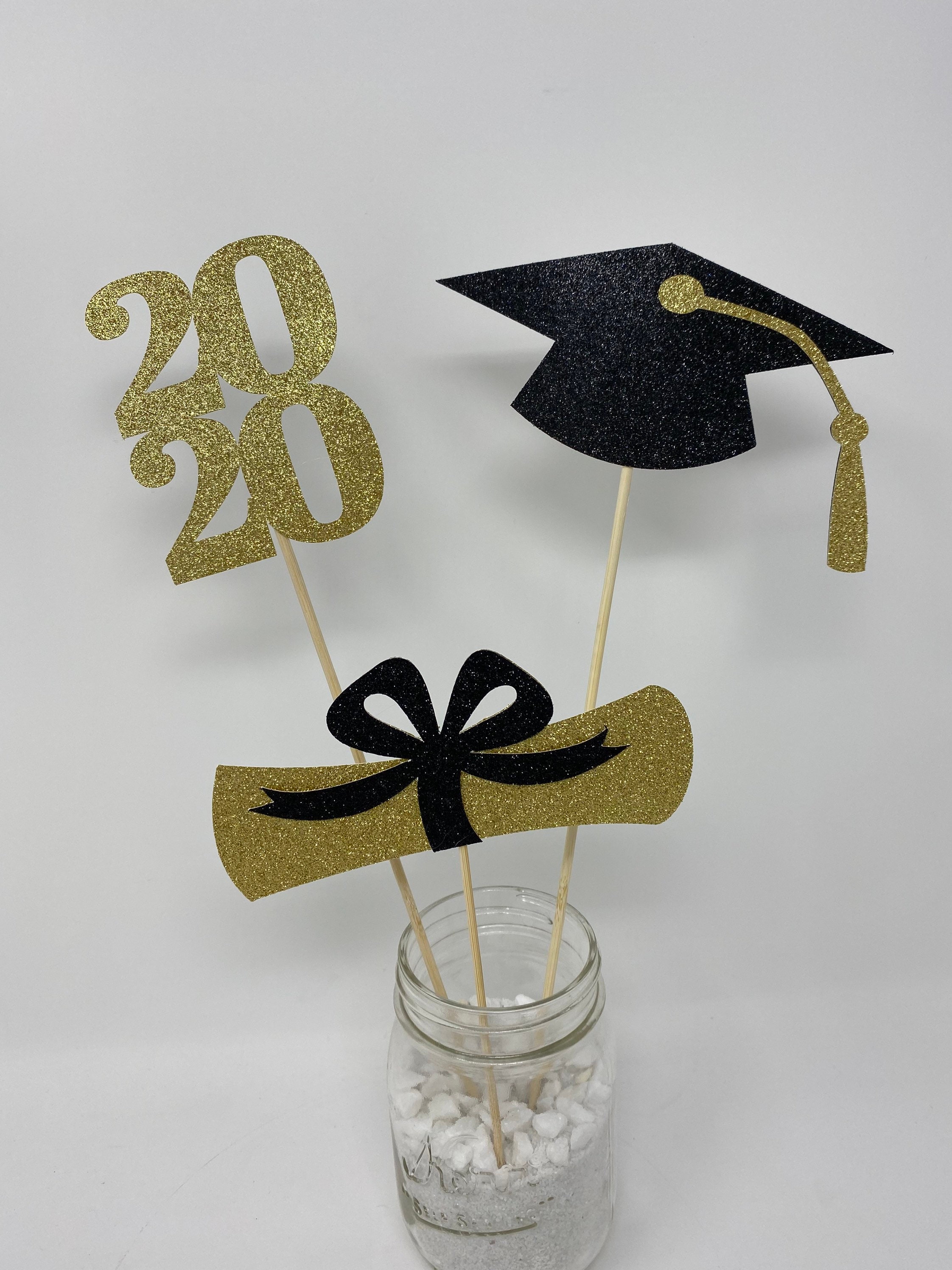 2021 Graduation Decorations ALL GLITTER Graduation Etsy