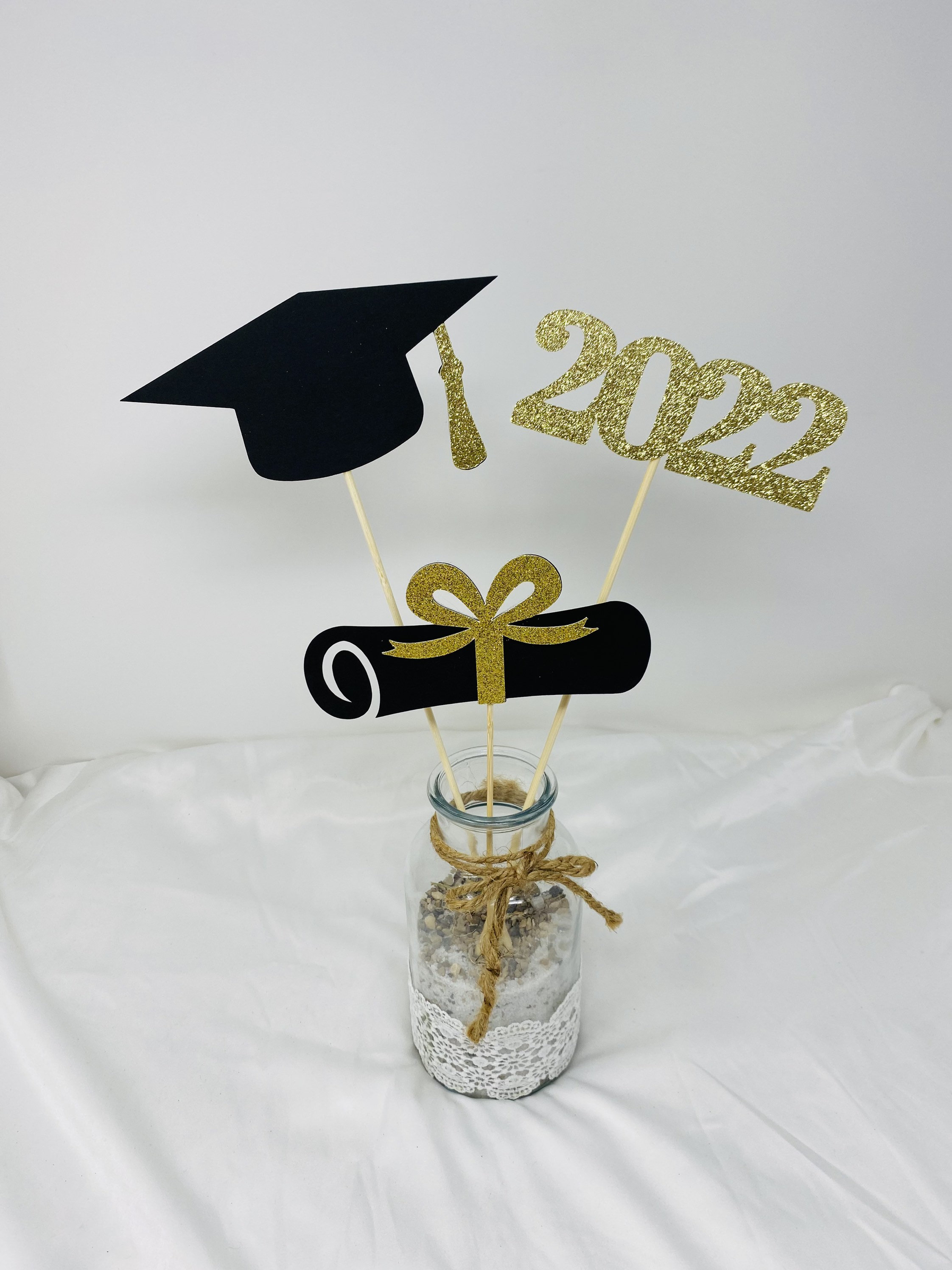 Graduation decorations 2025, Graduation Centerpiece Sticks, class of